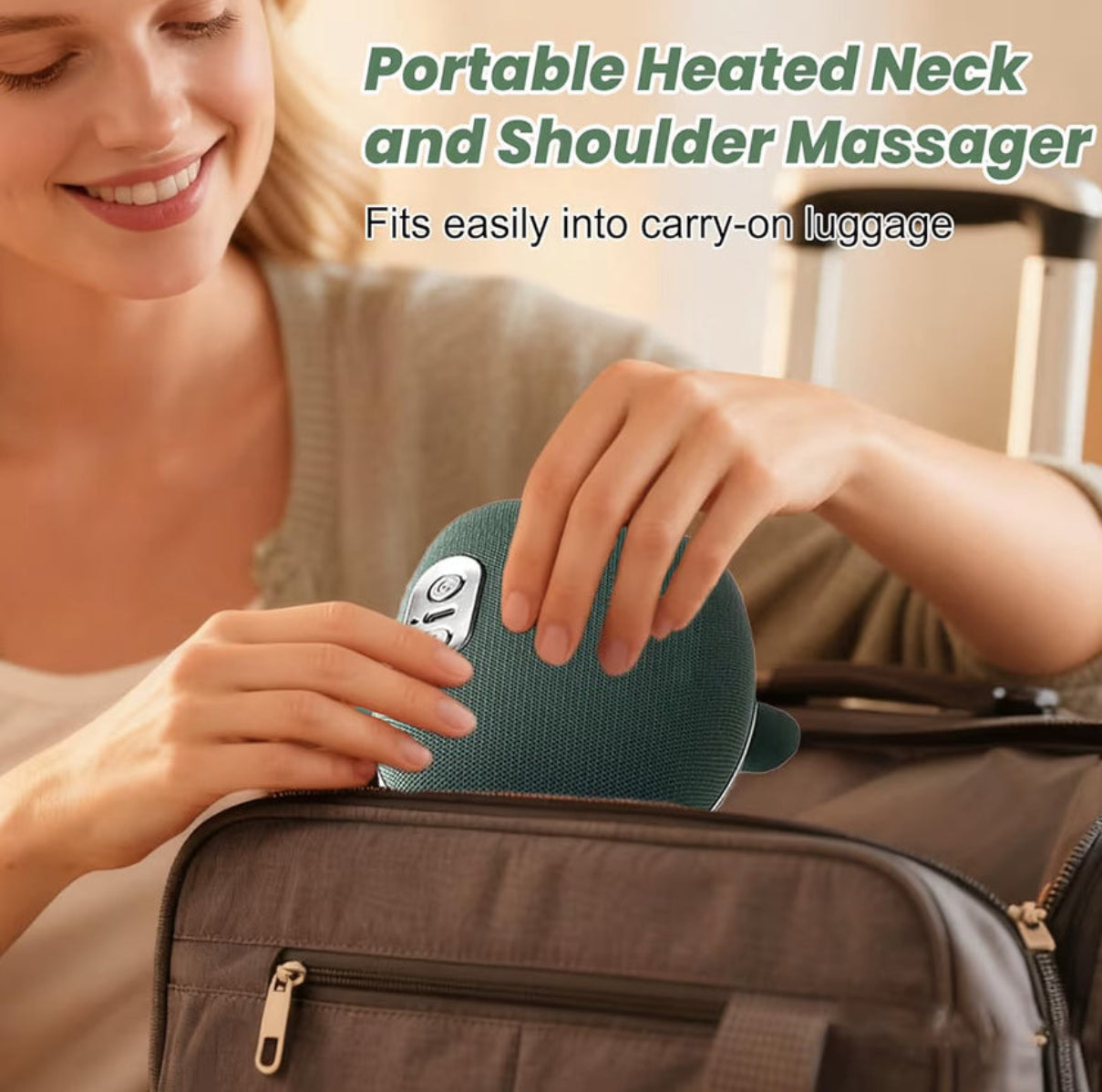 Smart Massager, Heat Therapy, Rechargeable