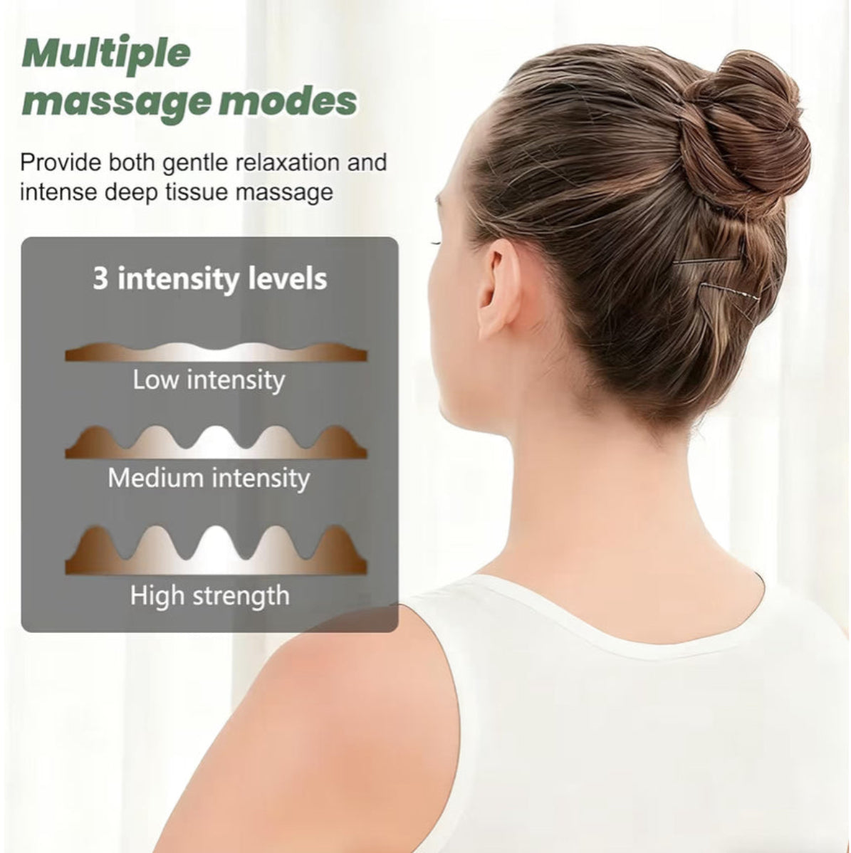 Smart Massager, Heat Therapy, Rechargeable